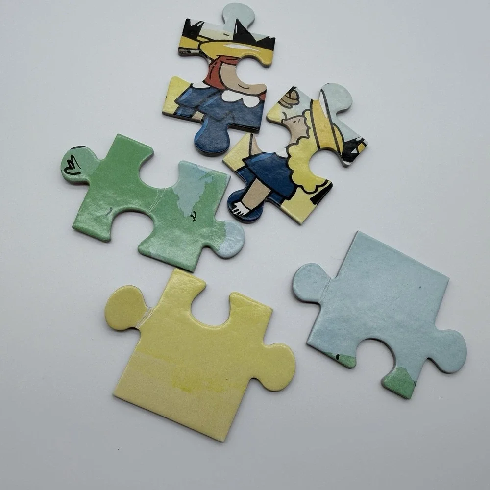 Vintage Complete 1996 Mudpuppy Press Madeline 70 Piece Jigsaw Puzzle Multicolor